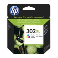 HP 302XL (color) Tintenpatrone (F6U67AE)