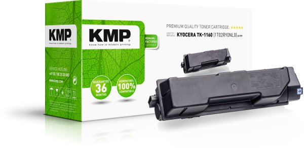 KMP Toner K-T77 (schwarz) ersetzt Kyocera TK-1160