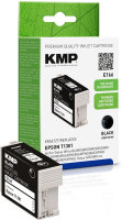 KMP Tintenpatrone E166 (schwarz) ersetzt Epson T1301 (Hirsch)