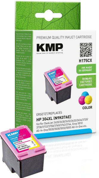 KMP Tintenpatrone H175CX (color) ersetzt HP 304XL (N9K07AE)