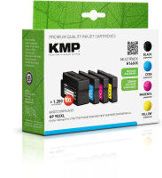 KMP Tintenpatronen H166VX MULTIPACK ersetzt HP 953XL (4 Patronen)