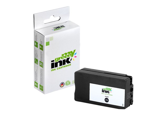 my green ink Tintenpatrone (schwarz) ersetzt HP 711 (CZ133A - 80ml)