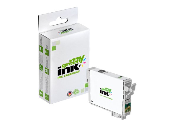 my green ink Tintenpatrone (schwarz) ersetzt Epson T1291 (Apfel)