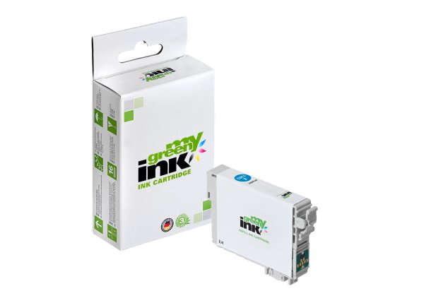 my green ink Tintenpatrone (cyan) ersetzt Epson T1302 (Hirsch)