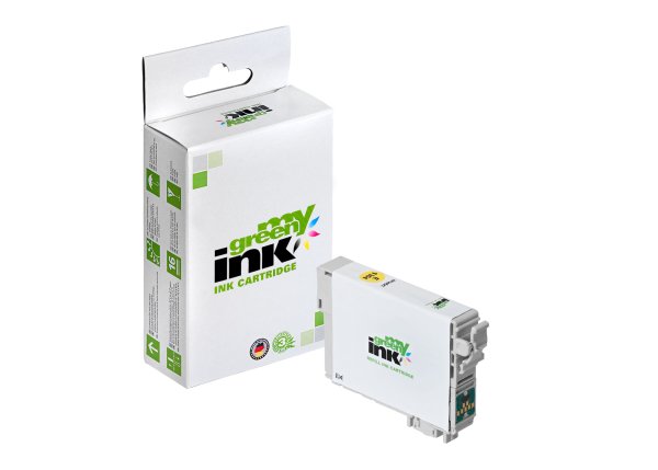 my green ink Tintenpatrone (gelb) ersetzt Epson T1304 (Hirsch)