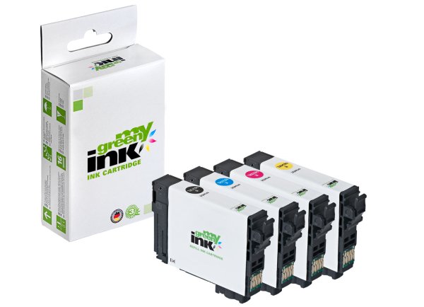 my green ink Tintenpatronen SET ersetzt Epson 16XL (T1636 - Füller)