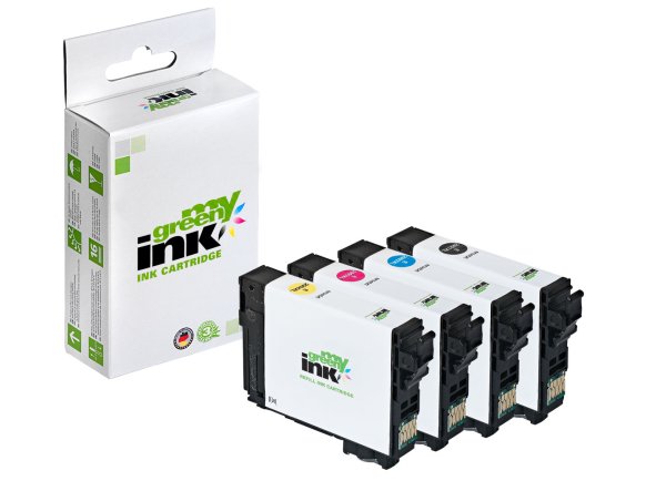 my green ink Tintenpatronen SET ersetzt Epson 29XL (T2996 - Erdbeere)