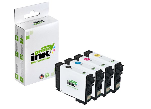 my green ink Tintenpatronen SET ersetzt Epson 18XL (T1816 - Gänseblümchen)