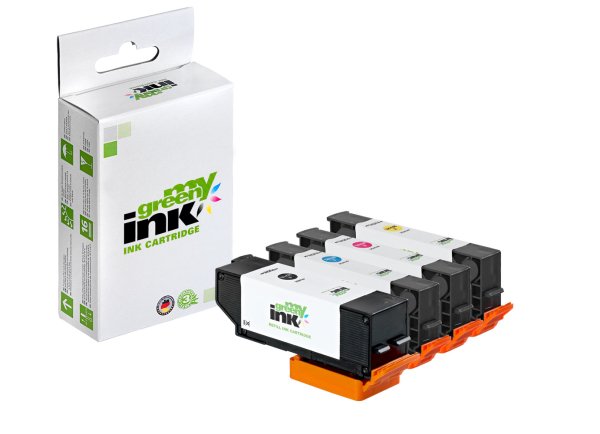 my green ink Tintenpatronen SET ersetzt Epson 26XL (T2636 - Eisbär)
