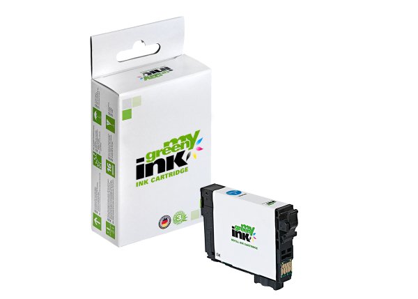 my green ink Tintenpatrone (cyan) ersetzt Epson 27XL (T2712 - Wecker)
