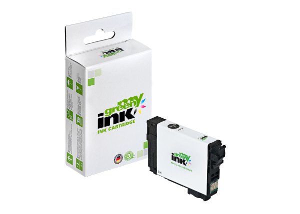 my green ink Tintenpatrone (schwarz) ersetzt Epson 18XL (T1811 - Gänseblümchen)