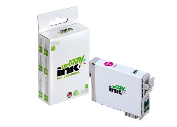 my green ink Tintenpatrone (magenta) ersetzt Epson T0803 (Kolibri)