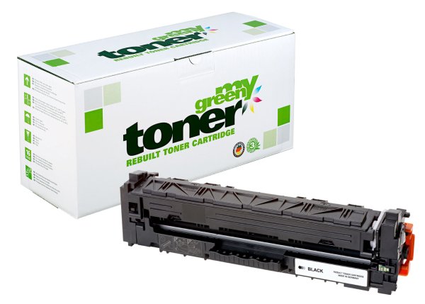 my green toner (schwarz) ersetzt HP 203X (CF540X), Canon 054H (3028C002)