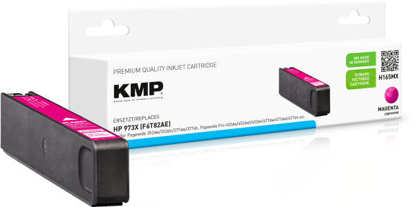 KMP Tintenpatrone H165MX (magenta) ersetzt HP 973X (F6T82AE)