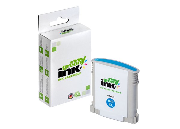 my green ink Tintenpatrone (cyan) ersetzt HP 940XL (C4907AE)