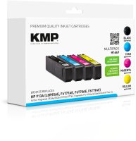 KMP Tintenpatronen H164V MULTIPACK ersetzt HP 913A