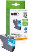 KMP Tintenpatrone B58C (cyan) ersetzt Brother LC-3217C
