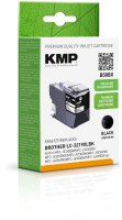 KMP Tintenpatrone B58BX (schwarz) ersetzt Brother LC-3219XLBK
