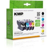 KMP Tintenpatronen B58VX MULTIPACK ersetzt Brother LC-3219XLVAL