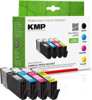 KMP Tintenpatronen C111V MULTIPACK ersetzt Canon...