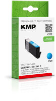 KMP Tintenpatrone C112 (cyan) ersetzt Canon CLI-581C XXL
