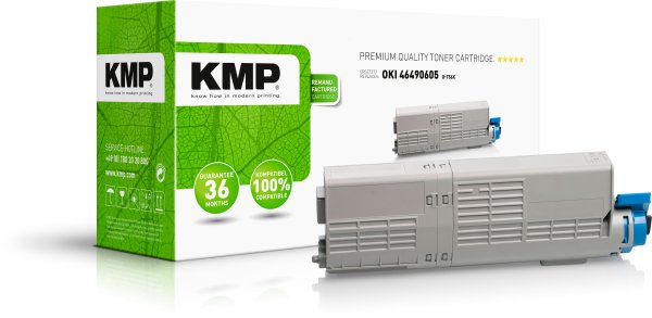 KMP Toner O-T56X (gelb) ersetzt OKI 46490605