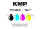 KMP Toner O-T53VX SET ersetzt OKI 46490608, 46490607, 46490606, 46490605