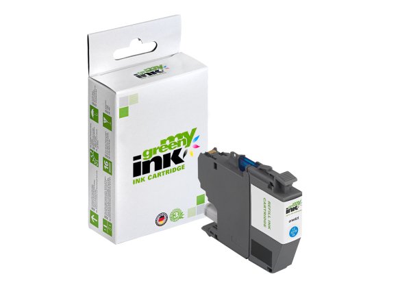 my green ink Tintenpatrone (cyan) ersetzt Brother LC-3219XLC