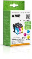 KMP Tintenpatronen B63V MULTIPACK ersetzt Brother LC-225XLC, LC-225XLM, LC-225XLY