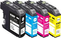 KMP Tintenpatronen B60V MULTIPACK ersetzt Brother LC-123VALBP