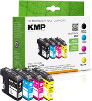 KMP Tintenpatronen B60V MULTIPACK ersetzt Brother...