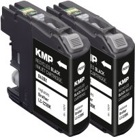 KMP Tintenpatrone B62DX (schwarz) DOUBLEPACK ersetzt Brother LC-223BK