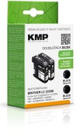 KMP Tintenpatrone B62DX (schwarz) DOUBLEPACK ersetzt Brother LC-223BK