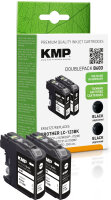 KMP Tintenpatrone B60D (schwarz) DOUBLEPACK ersetzt...