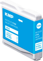 KMP Tintenpatrone B76C (cyan) ersetzt Brother LC970C