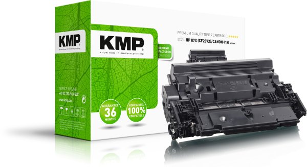 KMP Toner H-T238X (schwarz) ersetzt HP 87X (CF287X), Canon 041H (0453C002)