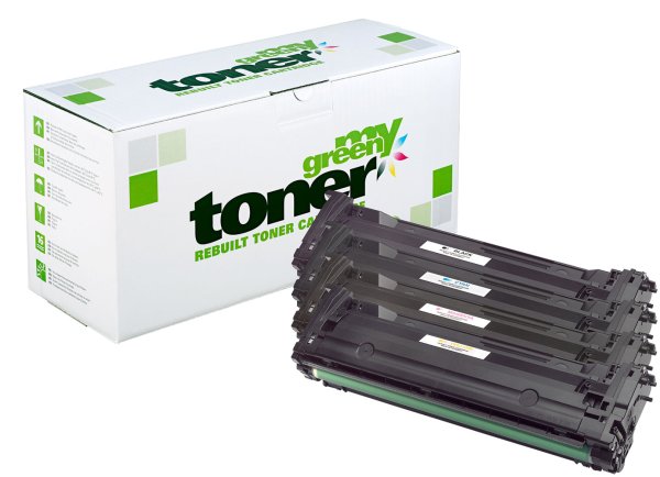 my green toner SET ersetzt Samsung 603L (K603L, C603L, M603L, Y603L)