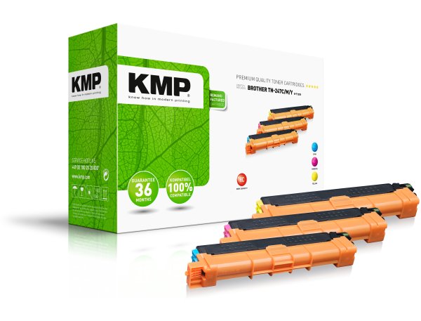 KMP Toner B-T125X MULTIPACK ersetzt Brother TN-247 (TN-247C, TN-247M, TN-247Y)