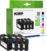 KMP Tintenpatronen E222XV MULTIPACK ersetzt Epson 34XL...