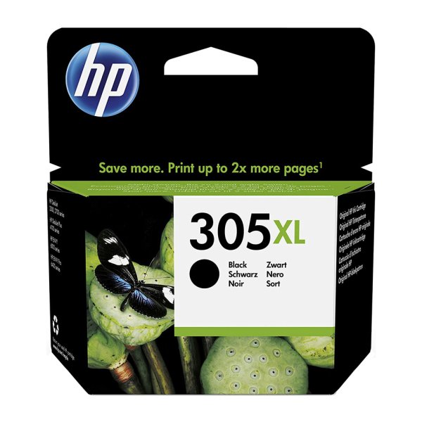 HP 305XL (schwarz) Druckerpatrone (3YM62AE)