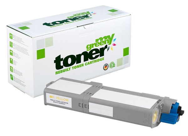my green toner (yellow) ersetzt OKI 46490605