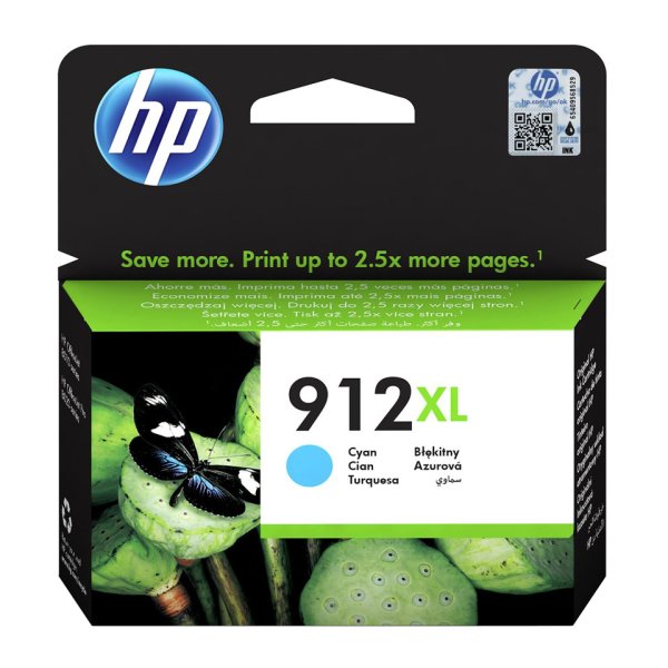 HP 912XL (cyan) Tintenpatrone (3YL81AE)