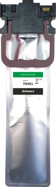Refill-Tintenpatrone ersetzt Epson T9451 (schwarz)