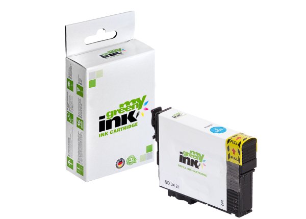 my green ink Tintenpatrone (cyan) ersetzt Epson 34XL (T3472 - Golfball)