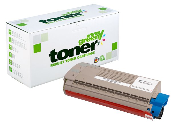 my green toner (schwarz) ersetzt OKI 46507624