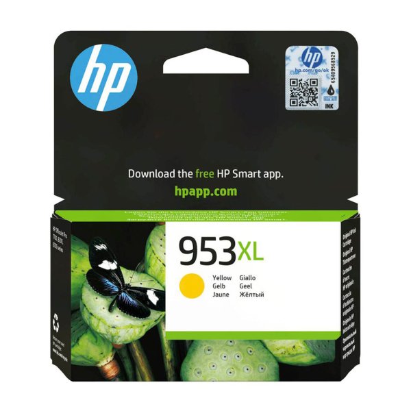 HP 953XL (gelb) Tintenpatrone (F6U18AE)