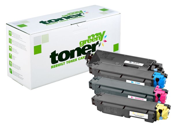 my green toner SET ersetzt Kyocera TK-5345 (TK-534K, TK-5345C, TK-5345M, TK-5345Y)