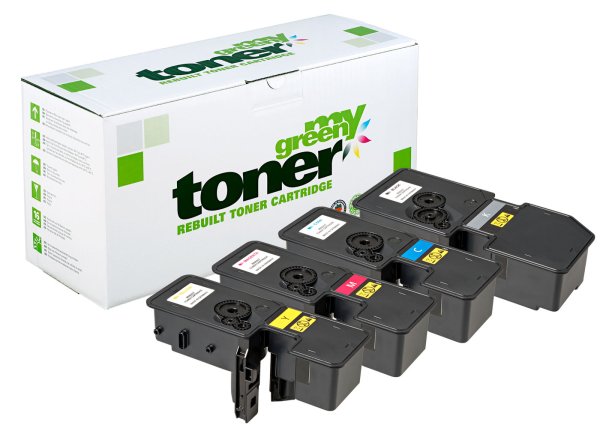 my green toner SET ersetzt Utax PK-5015 (PK-5015K, PK-5015C, PK-5015M, PK-5015Y)