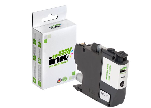 my green ink Tintenpatrone (schwarz) ersetzt Brother LC-3213BK