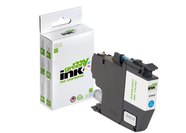 my green ink Tintenpatrone (cyan) ersetzt Brother LC-3213C